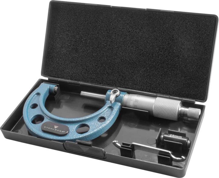 Produktbild Stahlwerk Bügelmessschraube 25-50 mm DIN 863 Mikrometer Messschraube