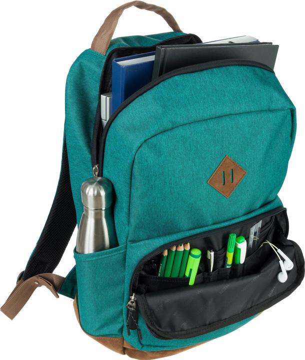Image du produit Walker Sac à dos scolaire Pure Eco 29 l, vert émeraude (29 l)
