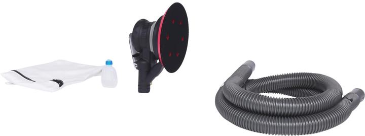 Immagine prodotto KS Tools Levigatrice eccentrica pneumatica con aspirazione della polvere, 240 W, consumo d'aria 225 l/min