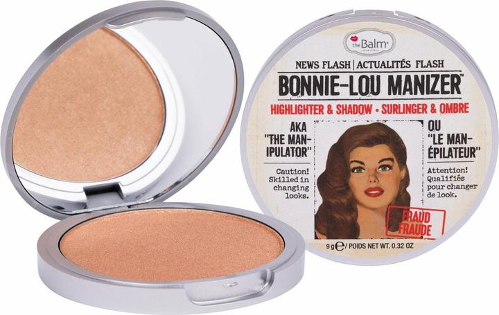 The Balm Bonnie-Lou Manizer Highliter & Shadow (Golden, Highlighter, 9 g)