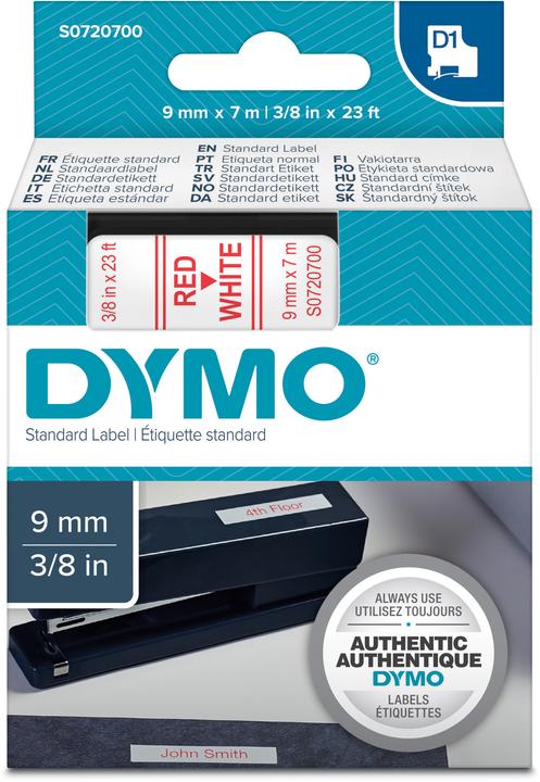 Dymo S0720700 Standardband (0.90 cm, Rot)