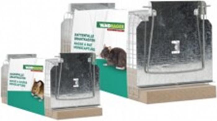 Image du produit Windhager Piège à rats à boîte métallique 29,5x10,5x12,5cm