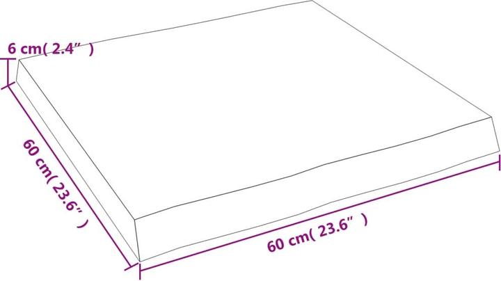 Produktbild VidaXL Chaim (60 x 60 x 6 cm)
