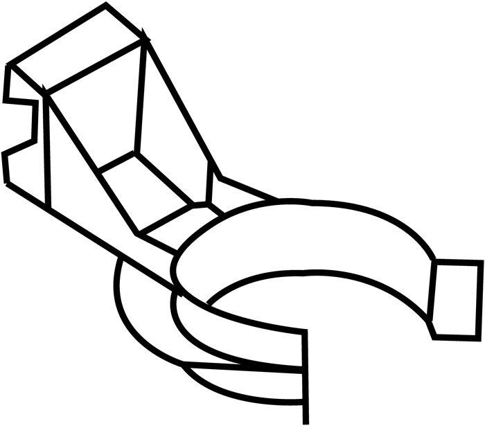 Hettich Clip Sockelblendenhalter für Sockelverstellfuss Korrekt (200 Stück)