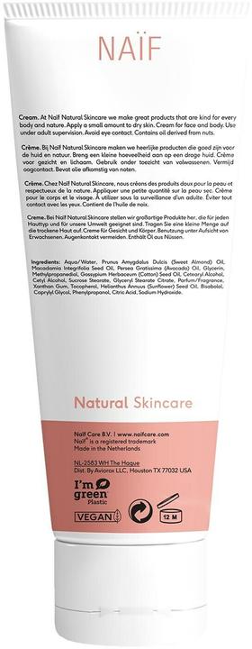 Actual product image Naïf Moisturising cream