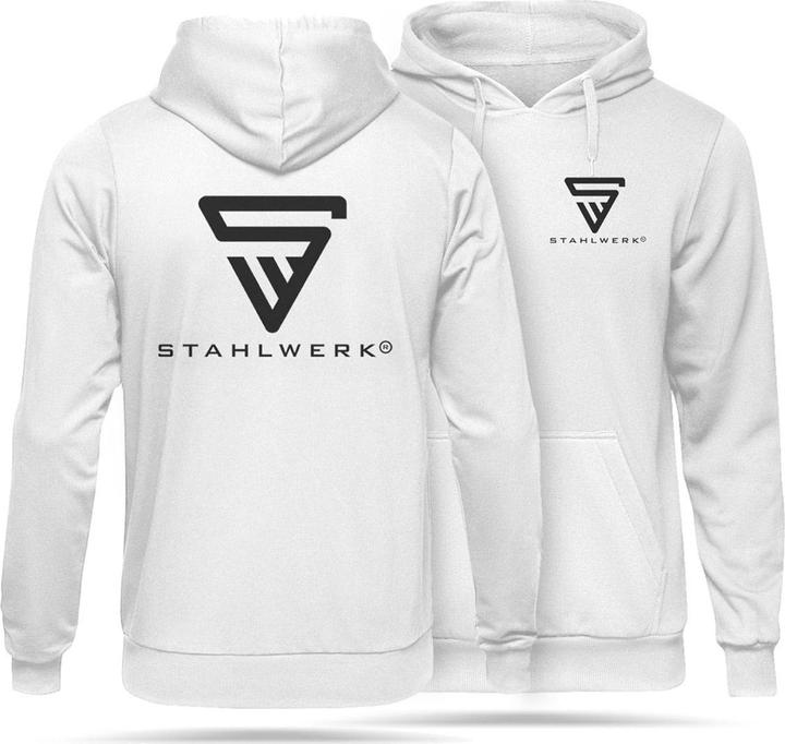 Produktbild Stahlwerk Hoodie Kapuzenpulli Kapuzenpullover Weiss Grösse XXXL (3XL)