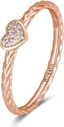 Image du produit Rosato Bague romantique en bronze avec zircons Allegra RZA018 - Circuit : 56 mm (56)
