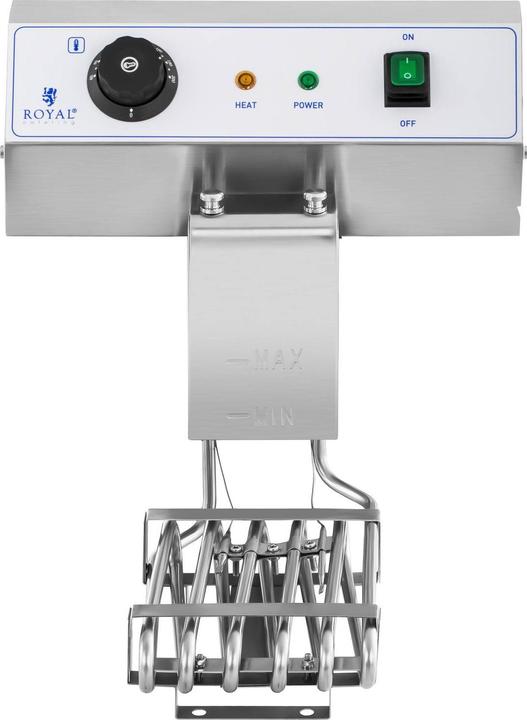 Actual product image Royal Catering Electric Deep Fryer - 2 x 16 Litres with Drain Tap