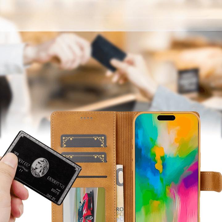 Actual product image LC.Imeeke iPhone 16 Pro Max - Leather Case Cover (Apple iPhone 16 Pro Max)