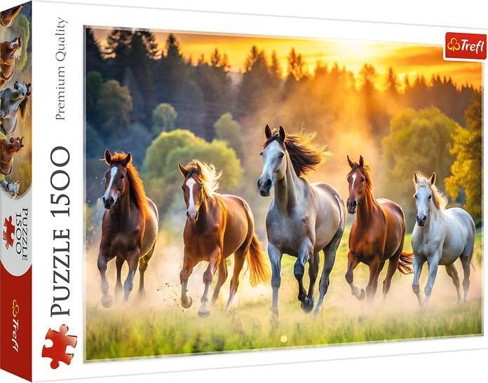 Produktbild Trefl Puzzle 1500 - Pferde (1500 Teile)