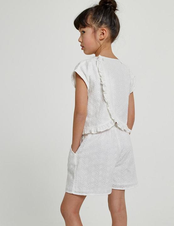 Produktbild La Redoute Collections Jumpsuit mit Volant und Lochstickerei (116)