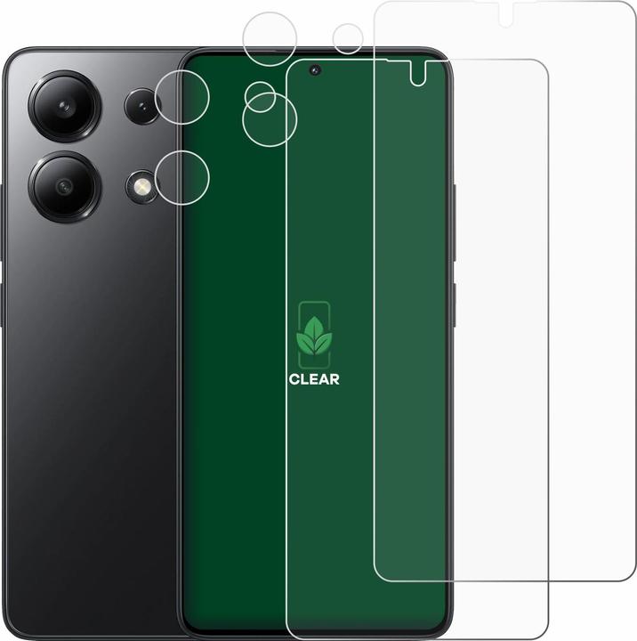 Immagine prodotto ScreenLeaf Pellicola protettiva sostenibile Pellicola protettiva dello schermo chiara trasparente (2 Pezzo/i, Xiaomi Redmi Note 13)