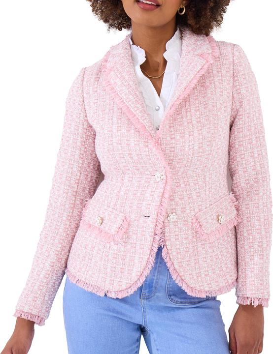 Joe Browns Frayed Edge Flower Button Jacket (34)