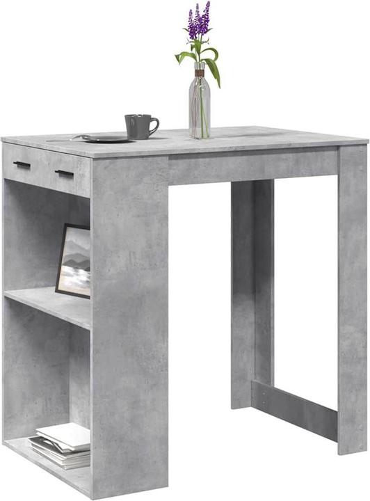 Immagine prodotto VidaXL Tavolo da bar Tavolo alto Tavolo da appoggio Tavolo da cucina Calcestruzzo grigio Materiale a base