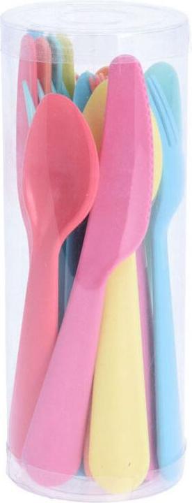 Actual product image Colour cutlery set, 18-piece.