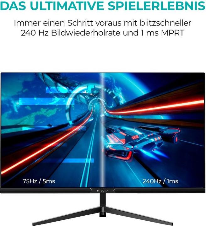 Immagine prodotto Misura Monitor da gioco 27" - 240 Hz (1920 x 1080 pixel, 27")
