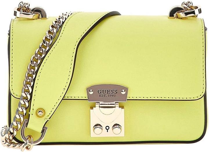 Guess Vermutungen Umhängetasche Eliette Mini Cabrio Xbody Flap Chartreuse Green