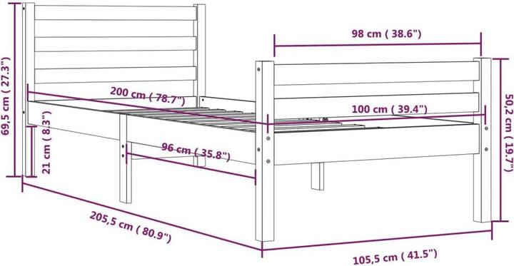 Immagine prodotto VidaXL Ingaborg (100 x 200 cm)