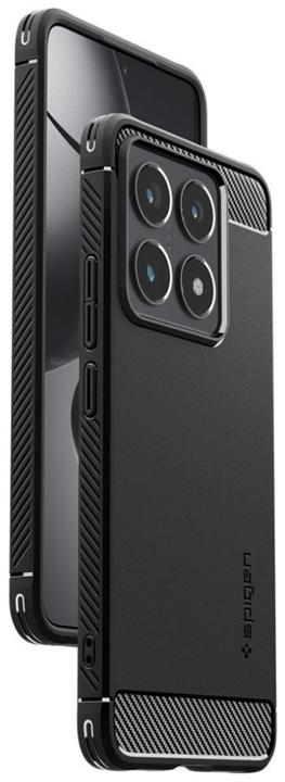 Actual product image Spigen Rugged Armor Xiaomi 14T Case Matte Black (Xiaomi 14T)