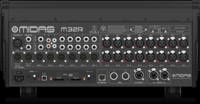 Actual product image Midas M32R LIVE digital mixer (Studio- and Livemixer)