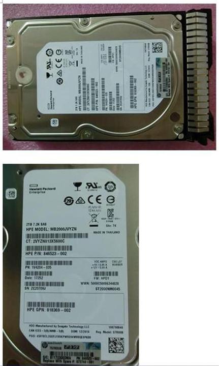 Immagine prodotto HPE 2TB SAS 12G 7.2K LFF SC DS (2 TB, 3.5")