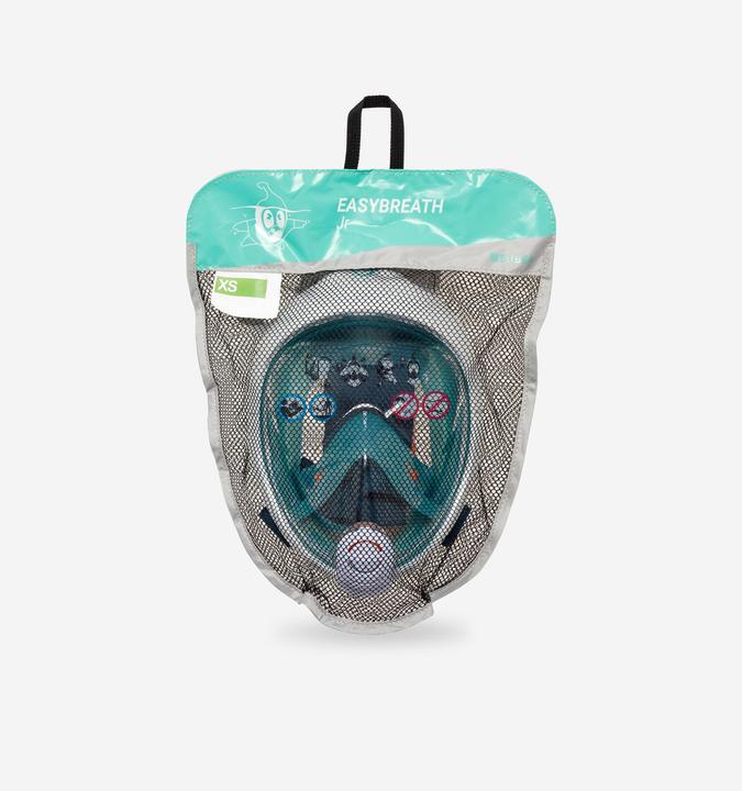 Produktbild Subea Schnorchelmaske XS für Kinder (6–10 Jahre) - Easybreath türkis