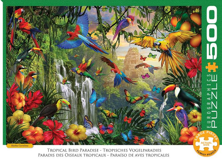 Actual product image Eurographics Tropical bird paradise (500 pieces)