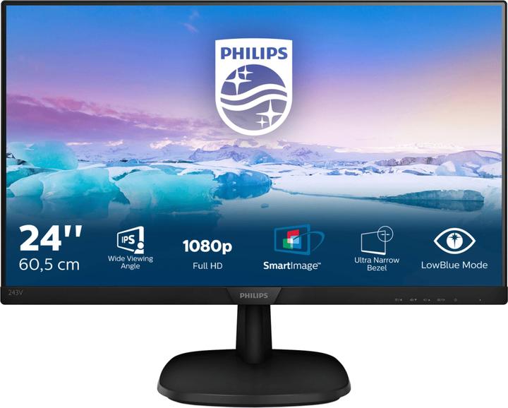 Actual product image Philips 243V7QJABF/00 (1920 x 1080 pixels, 24")