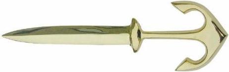Produktbild Brieföffner Anker, aus Messing