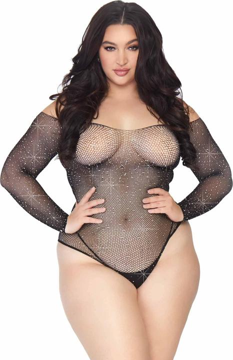Produktbild Leg Avenue Crystalized fishnet bodysuit + (XL, XXL)