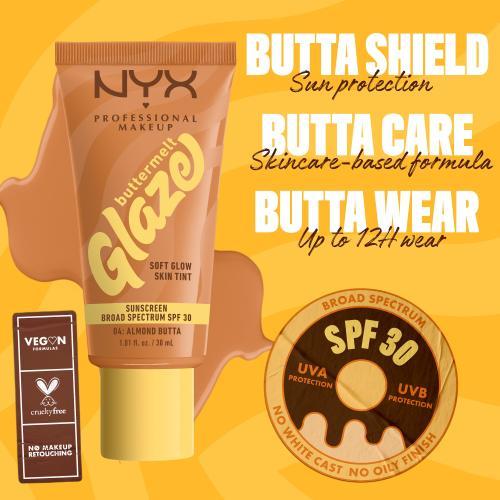 Actual product image NYX Professional Make-Up Buttermelt Glaze (04 Almond Butta)