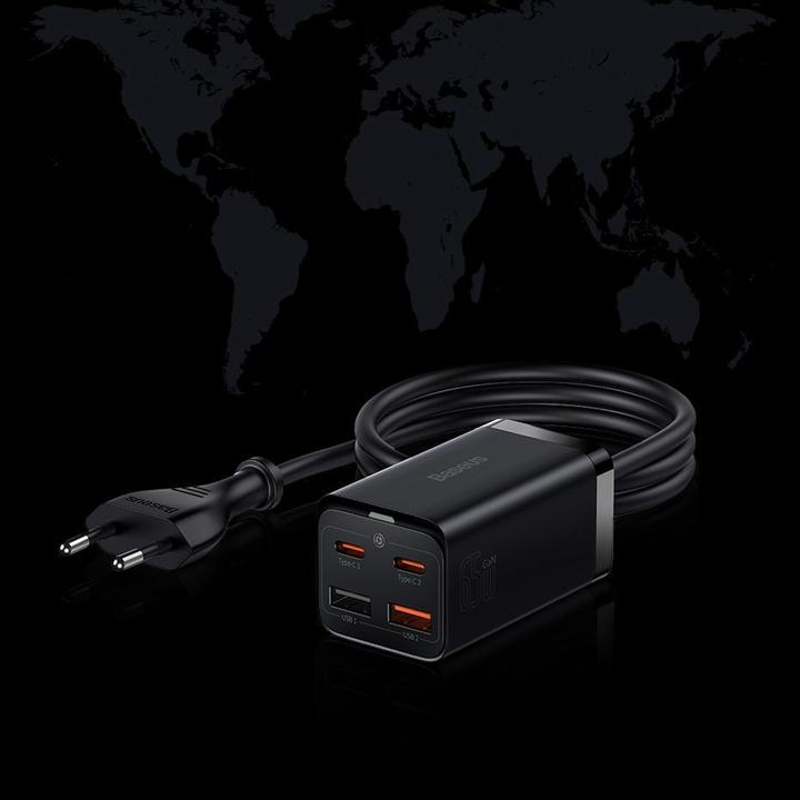 Actual product image Baseus Quick Charger GaN3 Pro (65 W)
