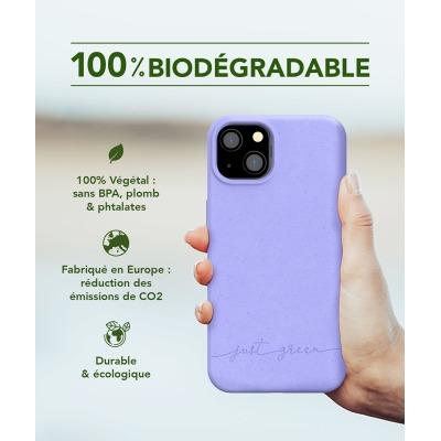 Immagine prodotto Bigben Custodia 100% Eco iPhone 13 Viola (Apple iPhone 13)
