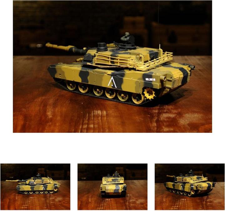 Image du produit Es-toys Heng Long char RC U.S. M1A2 Abrams 1:24 (RTR Prêt à fonctionner)