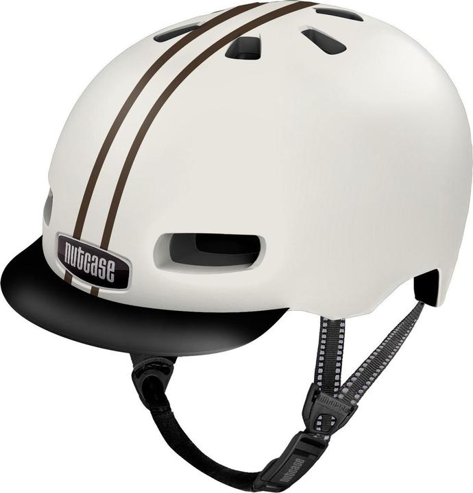 Actual product image Nutcase Street Leather Bound Stripe Gloss Mips (56 - 60 cm)