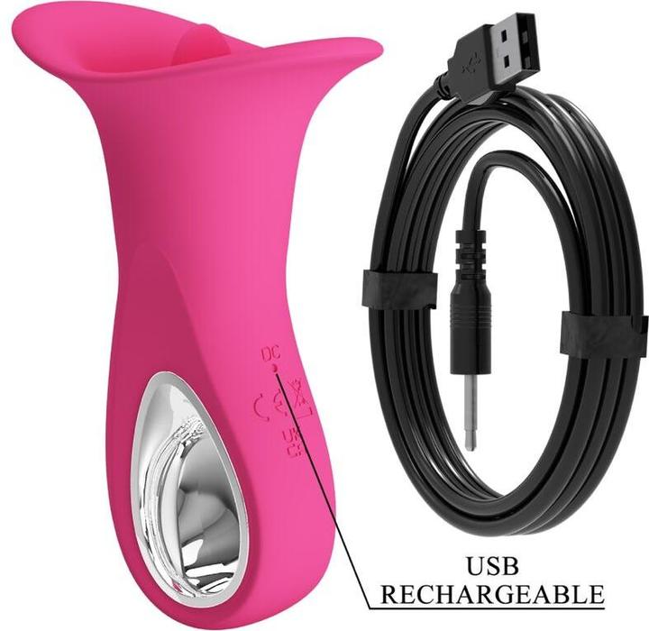 Produktbild Pretty Love Clyde Oralvibrator Vibrierende Zunge 12 Vibrationen Rosa