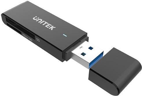 Image du produit Unitek CZYTNIK KART SD I MICROSD USB-A Y-9327A (USB 3.2)