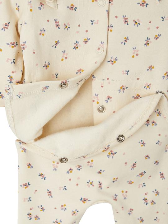 Produktbild Vertbaudet Baby Strampler mit Rüschen & Blumen, Öffnung hinten Oeko-Tex (62)