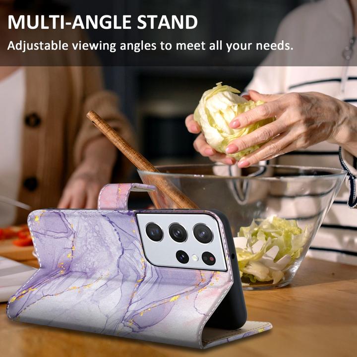 Actual product image Cadorabo Book cover with print (Samsung Galaxy S21 Ultra)