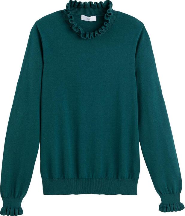 Immagine prodotto La Redoute Collections Maglia con colletto a balze e maniche lunghe (38)