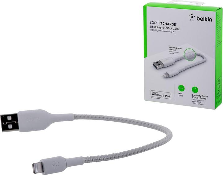 Produktbild Belkin CAA002bt0MWH (0.15 m, USB 2.0)