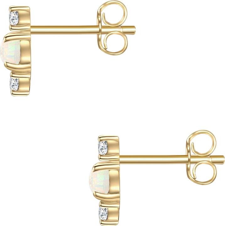 Image du produit Glanzstücke München Femme losange argent sterling zirconium or jaune - 31432 (Argent Sterling)