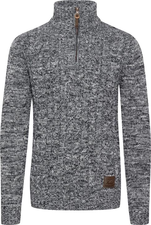 Image du produit Solid Pankraz Pull En Grosse Maille À Col Camionneur Pull-Over Pour Homme 100% Coton Imprimé (S)