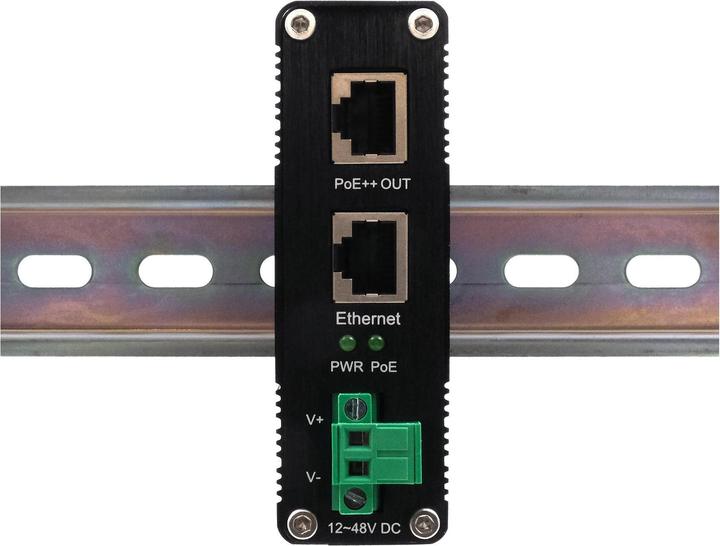 Actual product image Exsys Industrial PoE++ Gigabit Injektor 95W (802.3bt (PoE++), 90 W)