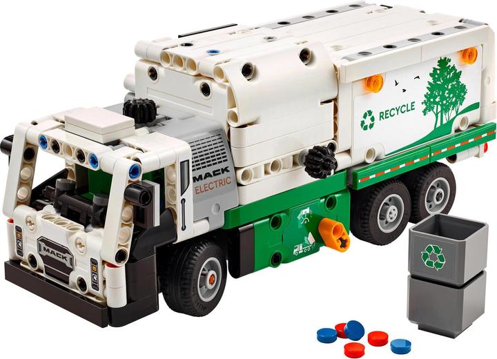Immagine prodotto LEGO 42167 Camion della spazzatura elettrico Mack® LR (42167, LEGO Technic)