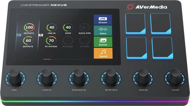 Image du produit AVerMedia Live streamer nexus (Studio et mixeur live)