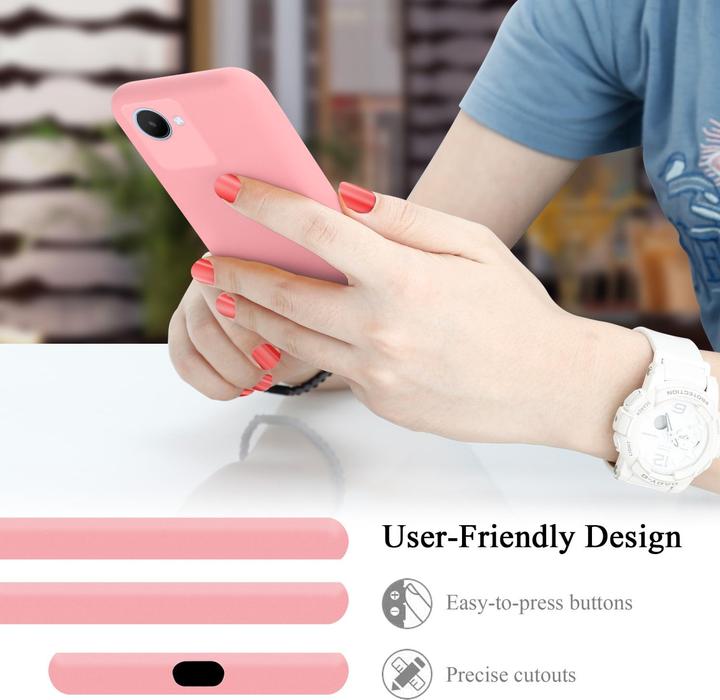 Produktbild Cadorabo TPU Liquid Silicone Case Hülle für Realme C30 / Narzo 50i PRIME (Realme Narzo 50i Prime, Nokia C30)