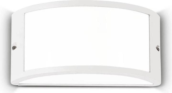 Actual product image Ideal lux REX-1 Wall light E27 dimmable White IP44 092393 (E27, IP44)