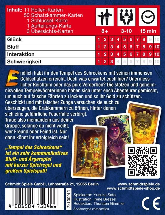 Productafbeelding Schmidt Spiele Tempel van de terreur (Duits)