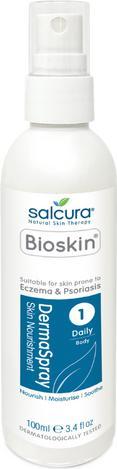 Salcura Skincare Bioskin DermaSpray Crème hydratante pour le corps Unisexe 250 ml (Crème pour le corps, 250 ml)